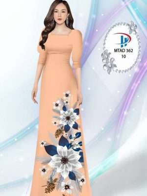 Vải Áo Dài Hoa In 3D AD MTAD362 43